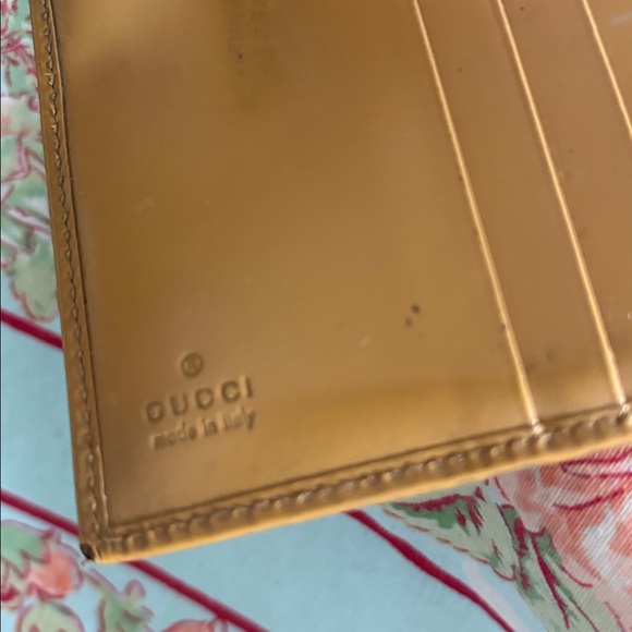 Gucci wallet camel color soft leather - Picture 2 of 8